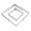 8Pcs Heavy Duty Stainless Steel Adjustable Square Mousse Cake Mold 1