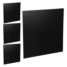 8Pièces Plaques Acryliques Noires Pour , Découpe