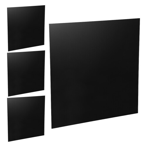 8Pièces Plaques Acryliques Noires Pour , Découpe