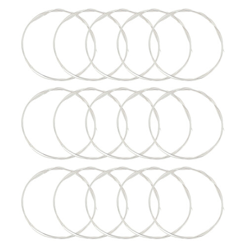 500Pcs Acoustic Nylon Guitar Strings Silver Classical Replacement Pack