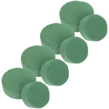 24Pcs Green Foam Half Sphere Floral Mud Blocks for Flower Arrangements