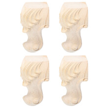 16Pcs Vintage Wood Furniture Legs Decorative Sofa and Tea Table Feet