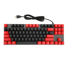 Double Shot Molding Keycaps Set, Ansi Layout Mechanical Keyboard Comfortable Typing Feel Ergonomic Curve For Cross Type Switch Compatibility (87