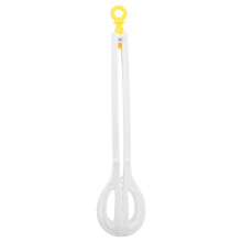 5Pcs Manual Plastic Egg Whisks White Kitchen Tools for Whisking