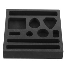 4Pcs High-Temp Graphite Melting Dish for Metal Casting and Refining