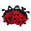 20Pcs Ladybug Design Silverware Pouches Red Fabric Cutlery Holders 1