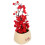 4Pcs Mini Artificial Bonsai Tree Multi Color Plastic Potted Decoration 1