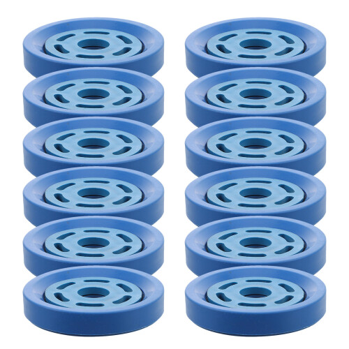 60Sets Blue Fishing Net Hand Rings - Easy Install Cast Net Accessory