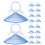 400Pcs Clear Small Rubber Suction Cups for Car Windshield Sun Visor 1