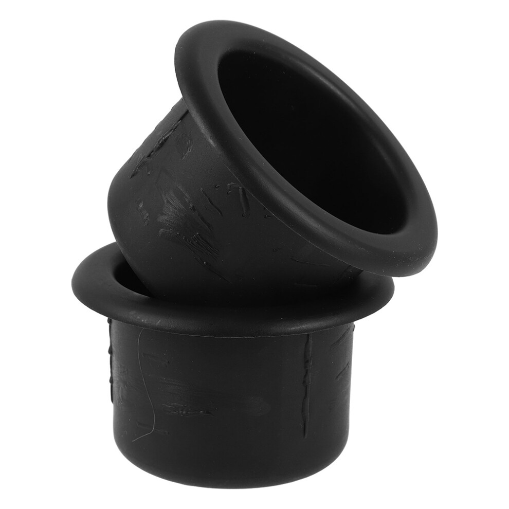 8Pcs Abs Car Cup Holder Insert For Rv Boat Sofa Recliner Durable Black 3672990461399
