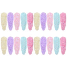 100Pcs Assorted Color Water Drop Hairpins Cute Hair Clips for Girls