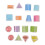 16Pz Geometriche Plastiche Colorate Kit Educativo 1