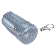 Silver Metal Portable Ashtray with Lid Pocket-Sized for Travel