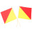 6Pcs Polyester Signal Flags Outdoor Referee Handheld Flags 1