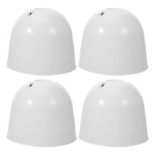 10Pcs Home Use White Plastic Ceiling Fan Bottom Canopy Kit