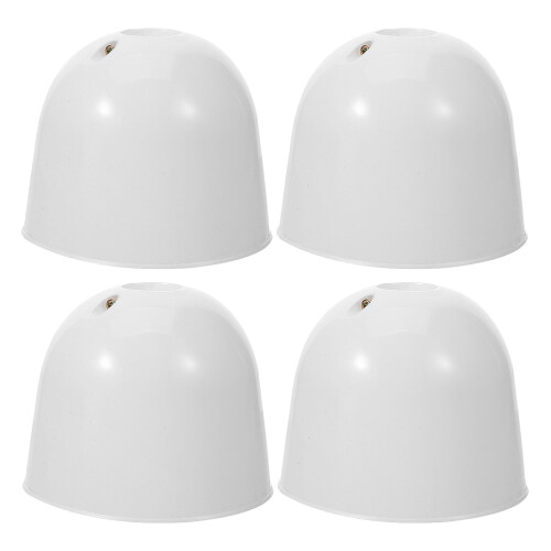 10Pcs Home Use White Plastic Ceiling Fan Bottom Canopy Kit