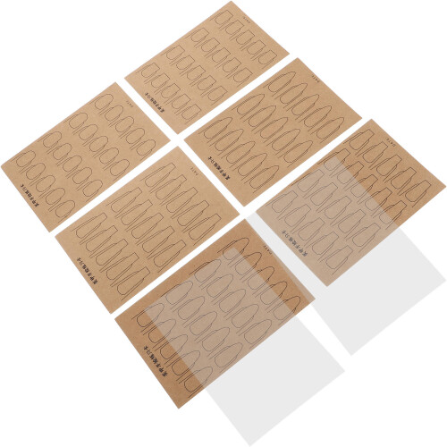 2Ensembles Papier Double-Face Pour Pratique Nail Art Réutilisable