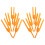 20Pcs Yellow Bbq Sausage Easy-Use Grilling Accessory 1