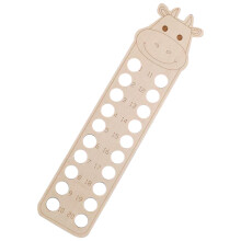 2Pcs Durable Wooden Thread Organizer Beige DIY Embroidery Floss Holder
