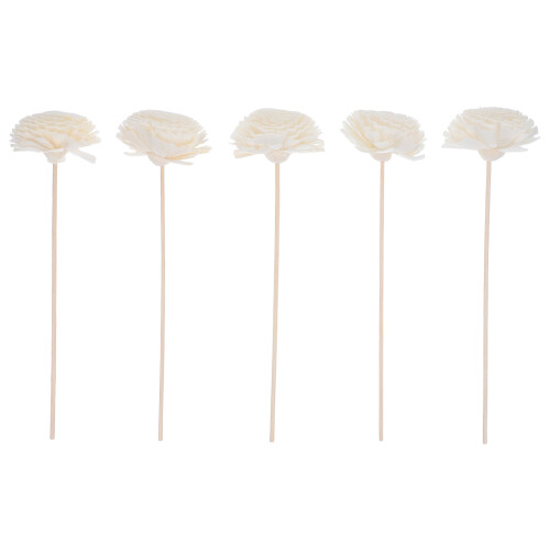 15Pcs Aromatherapy Diffuser Sticks Natural Rattan Beige for Home Scent