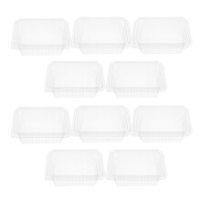 40Pcs Plastic with Lid Honeycomb Holder for Daily Use