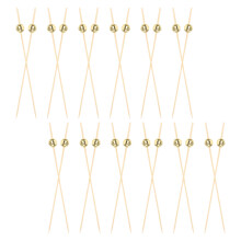 600Stk Bambus Cocktailspieße Gold Für Bbq Und Festliche Snacks