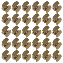 30Pièces Boutons Dorés En Fer Pour Fermeture Sac Rideau
