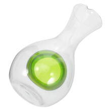 5Pcs Light Green Glass Sake Decanter Set for Drinking Use in Parties