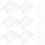 600Pcs Transparent Pe Bubble Pouch Bags Protective Packing for Storage 1