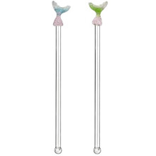 2 Pcs Long Handle Stirrer Drink Stirrers Stirring Rods For Beverages