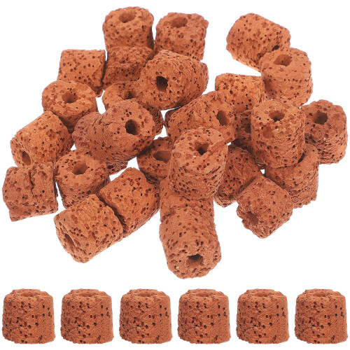 150Pcs Durable Red Pottery Gravity Rings Water Plant Holder