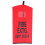 5Pcs Red Waterproof Outdoor Fire Extinguisher Covers with Clear Window 1