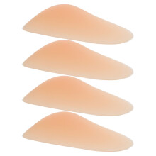 12Pcs Adhesive Silicone Knee Pads for Ice Skating Roller Skating Beige