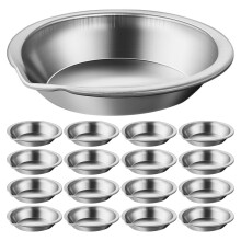 125Pcs Silver Stainless Steel Mixing Palettes with Easy Pour Paint Cup