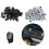 50 Pieces Reinforced Plastic Hook for Camping Parties-Clear 7