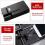 2X Centre Console Organizer Tray for   W205 C Class W253 GLC Class 2015-2020, Console Armrest Storage Box 3
