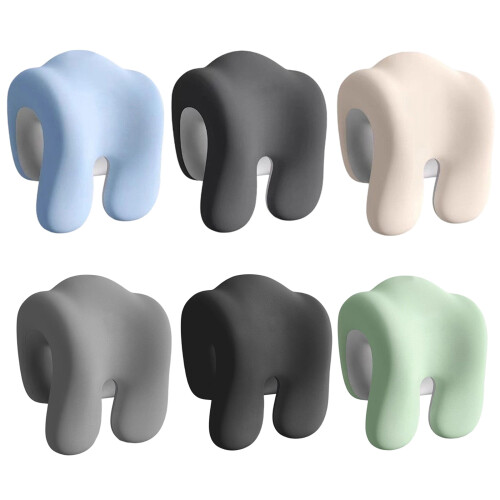 Memory Foam Filled Rest Pillow Solved-Double gray color 1