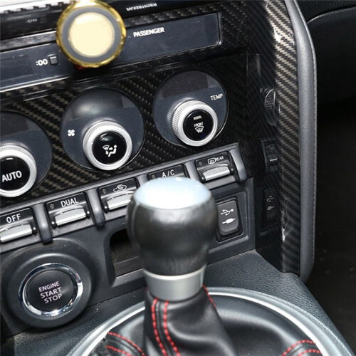 2X Car Center Console Side Decorative Strip Stickers for  86  BRZ 2012-2020 1