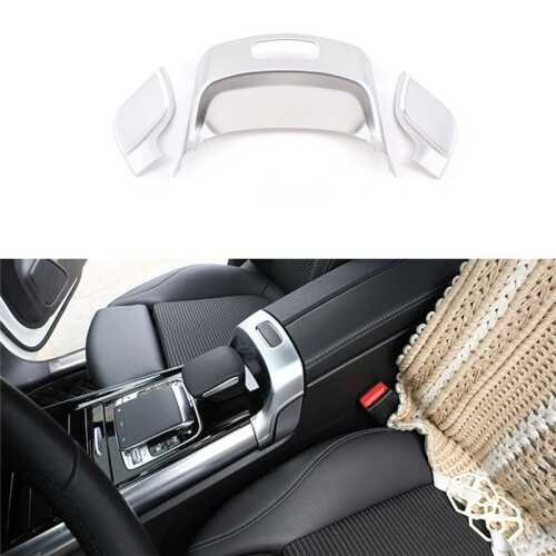 Car Center Console Armrest  Button Decorative Cover Abs Chrome-Plated for - B-Class GLB 2020 2