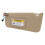 Driver Side Sun Visor Beige for Accord 2008-2012, ABS Cloth Mirror 13