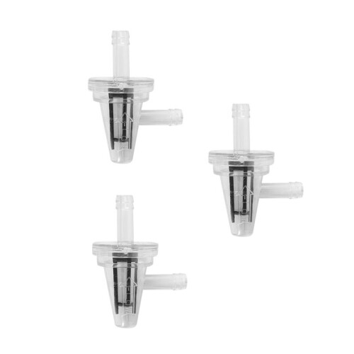 60Pcs Universal Motorcycle Right Angle Inline Fuel Filter 1/4Inch 6mm Hose Lines for 2