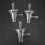 12Pcs Universal Motorcycle Right Angle Inline Fuel Filter 1/4Inch 6mm Hose Lines for 5