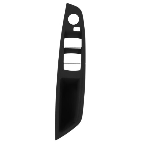2Pcs Car Driver  Front Right Armrest Interior Door Handle Pull 1Hole for  F10 10-17 LHD Auto Interior Black 1