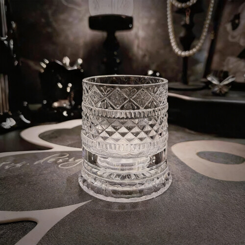 Rotating Crystal Whiskeys Drinking Cup Glass Gift for-1 1