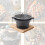 Efficient Combustion Wrought Iron BBQ Barbecue with Wood Base 4