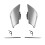 2Pair Front  Adjustment Lock Backrest Handle  A2079108506 A2079108606 for - W204 C204 W207 Bright 7