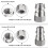 8pc VA-LH11 A/C R-12 to R-134a Retrofit Conversion Adapter Fitting for 1/4 SAE Thread Low High Side Conversion 6