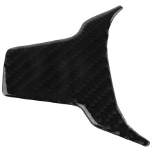 9Pcs Car Carbon Fiber Steering Wheel Button Panel Cover Trim Decoration for 2016 - 2019