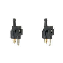 2X Raccordi Connettori Linea Carburante 6G1-24304-02 per Motore Fuoribordo 6 mm Maschio