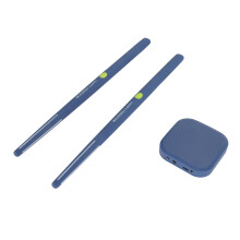 Air Drum Set Blu Compatto, Bastoncini da 260mAh, 900mAh